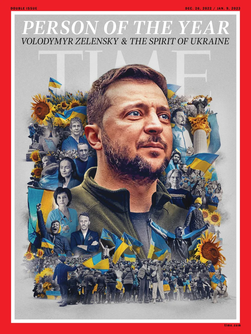 cover for TIME Person of the Year: Volodymyr Zelensky by TIME Magazine
