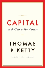 cover for Capital in the Twenty-First Century by Thomas Piketty