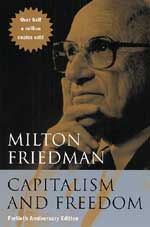 cover for Capitalisim and Freedom by Milton Friedman