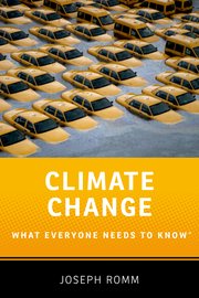 cover for Climate Change: What Everyone Needs to Know by Joseph Romm