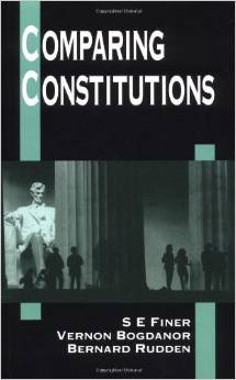 cover for Comparing Constitutions by S. E. Finer et. al.