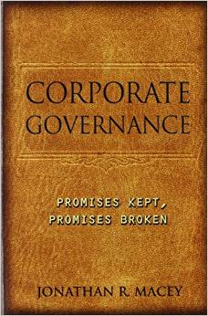 cover for Corporate Governance by Jonathan Macey