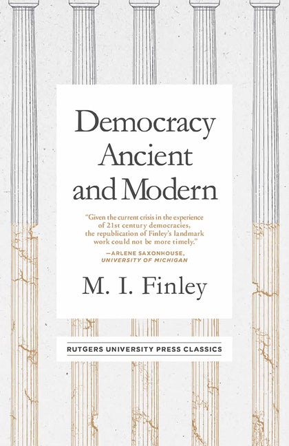 cover for Democracy Ancient and Modern by M. I. Finley