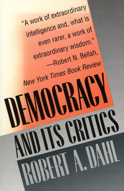 cover for Social Origins of Democracy and Its Critics by Robert A. Dahl