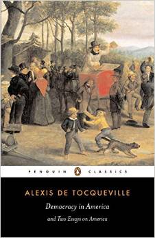 cover for Democracy in America by Alexis de Tocqueville