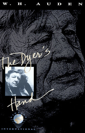 cover for The Dyer's Hand by W. H. Auden