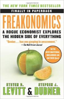 cover for Freakonomics by Steven D. Levitt and Stephen J. Dubner
