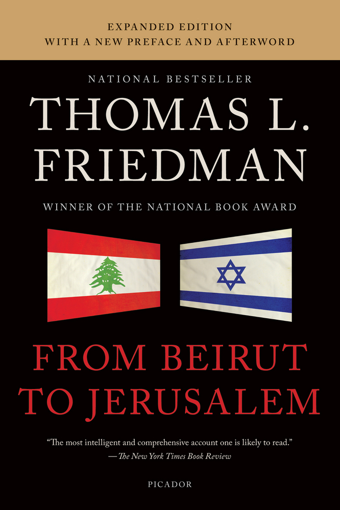 cover for From Beirut to Jerusalem by Thomas L. Friedman