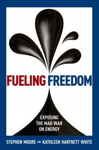 cover for Fueling Freedom: Exposing the Mad War on Energy by Stephen Moore and Kathleen Hartnett-White