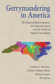 cover for Gerrymandering in America: The House of Representatives, the Supreme Court, and the Future of Popular Sovereignty by Anthony J. McGann and Charles Anthony Smith