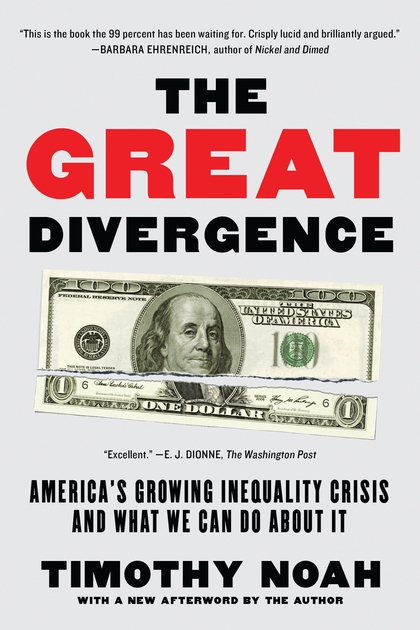 cover for The Great Divergence by Timothy Noah