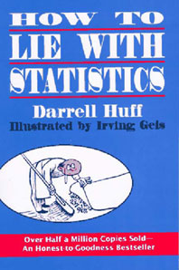 cover for How to Lie with Statistics by Darrell Huff