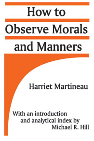 cover for How to Observe Morals and Manners by Harriet Martineau