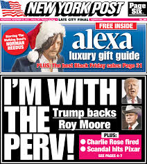 i'm with the perv cover for the new york post, novembr 22, 2017