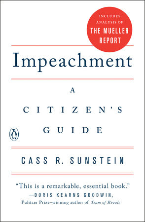 cover for Impeachment: A Citizen's Guide by Cass Sunstein