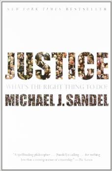 cover for Justice: What's the Right TAhing to DO/ by Michael sandel