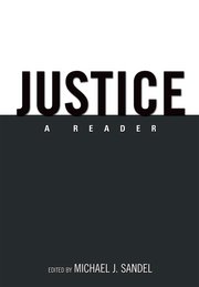 cover for Justice: A Reader by Michael sandel