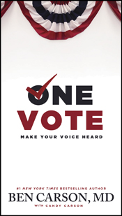 cover for One Vote by Ben Carson and Candy Carson