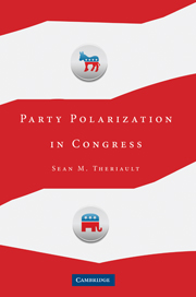 cover for Party Polarization in Congress by Sean M. Theriault