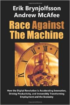 cover for Race Against the Machine by Erik Brynjolfsson and Andrew McAfee