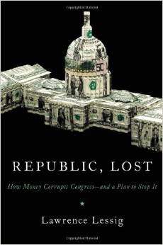 cover for Republic Lost by Lawrence Lessig