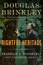 cover for Rightful Heritage: Franklin D. Roosevelt and the Land of America by Douglas Brinkley
