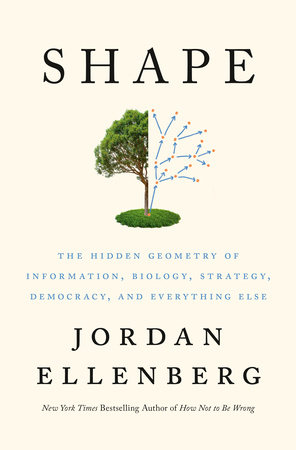 cover for Shape: The  Hidden Geometry of Information, Biology, Strategy, Democracy, and Everthing Else by Jordan Ellenberg