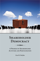 cover for Shareholder Democracy by Lisa Fairfax