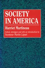 cover for Society in America by Harriet Martineau