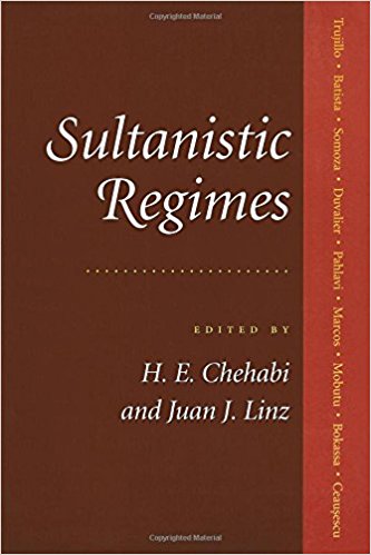 cover for Sultanistic Regimes edited by Houchang Chehabi and Juan Linz