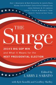cover for The Surge: 2014's Big GOP Win and What It Means for the Next Presidential Election edited by Larry Sabata