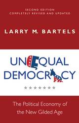 cover for Unequal Democracy by Larry M.Bartels