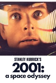 cover for 2001: A Space Odyssey, a film directed by Stanley Kubrick