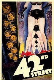 cover for 42nd Street, a film directed by Lloyd Bacon