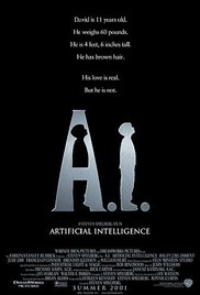 cover for A.I., Artificial Intelligence, a film directed by Steven Spielberg
