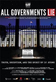 cover for All Governments Lie: Truth, Deception, and the Spirit of I.F. Stone, a film directed by Fred Peabody