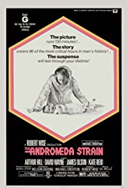 cover for The Andromeda Strain, a film directed by Robert Wise