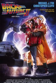 cover for Back to the Future II, a film directed by Steven Spielberg