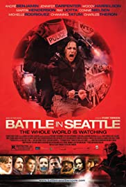 cover for Battle in Seattle, a film directed by Stuart Townsend