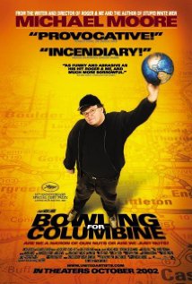 cover for Bowling for Columbine, a film directed by Michael Moore