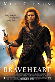 cover for Braveheart, a film directed by Mel Gibson