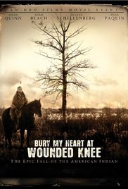 cover for Bury My Heart at Wounded Knee, a film directed by Yves Simoneau