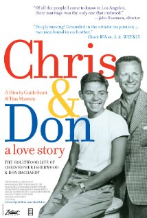 cover for Chris & Don: A Love Story, a film directed by Tina Mascara and Guido Santi