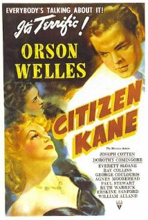 cover for Citizen Kane, a film directed by Orson Welles