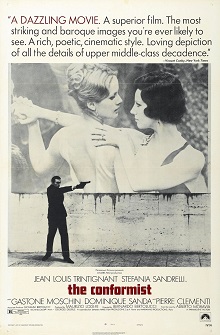 cover for The Conformist, a film directed by Bernardo Bertolucci