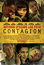 cover for Contagion, a film directed by Steven Soderbergh