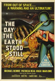 cover for The Day the Earth Stood Still, a film directed by Robert Wise