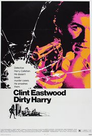 cover for Dirty Harry, a film directed by Don Siegel