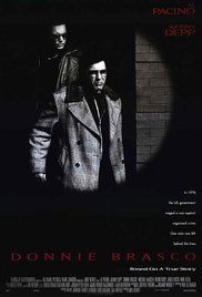 cover for Donnie Brasco, a film directed by Mike Newell