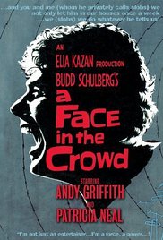 cover for A Face in the Crowd, a film directed by Elia Kazan